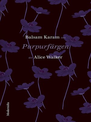 cover image of Om Purpurfärgen av Alice Walker
